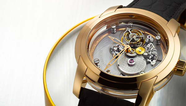 BLANCPAIN  L-eVolution Carrousel Volant Une Minute透明藍寶石水晶一分鐘卡羅素